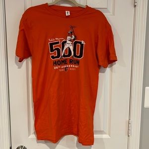 Orioles Eddie Murray 25th Anniversary 500 home runs shirt size M